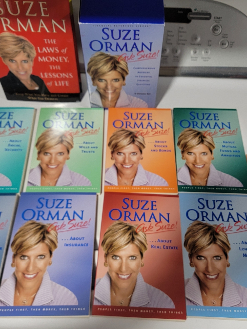 Suze Orman The Laws of Money & Ask Suze! 9-Volume Set +1 Extra